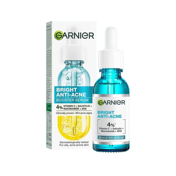 Serum Garnier Giảm Mụn Mờ Thâm Cho Da Dầu, Mụn 30ml