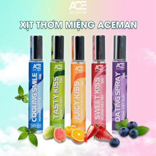 Xịt thơm miệng ACE MAN Deep Kiss