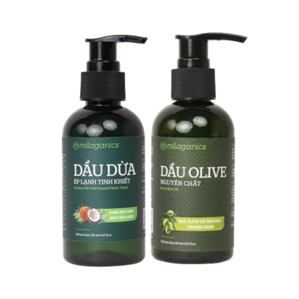 Dầu Dừa Milaganics Ép Lạnh Tinh Khiết