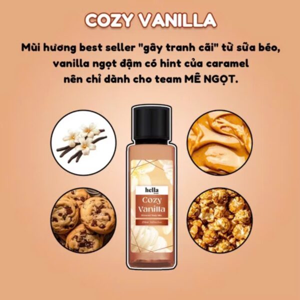 Xịt thơm body mist hương nước hoa Hella Beauty 250ml