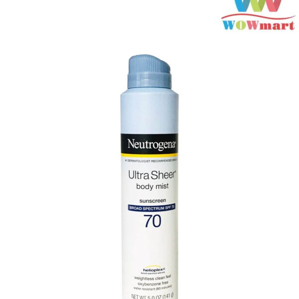 Xịt Chống Nắng Toàn Thân Neutrogena Ultra Sheer Body Mist Sunscreen