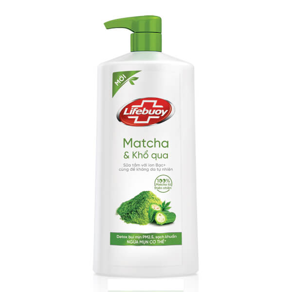 Sữa Tắm Lifebuoy Giảm Mụn Matcha Khổ Qua